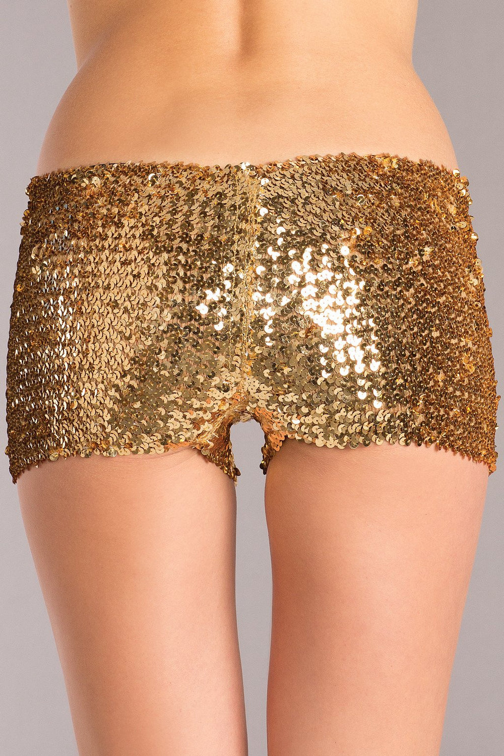 BW1676HP Sequin Booty Shorts - Hot Pink