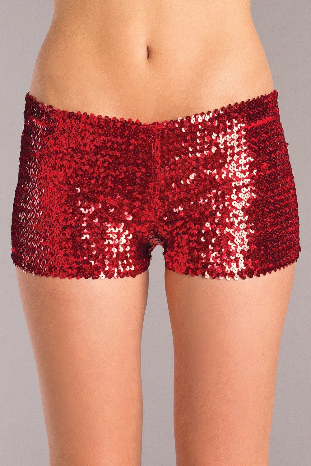 BW1676HP Sequin Booty Shorts - Hot Pink