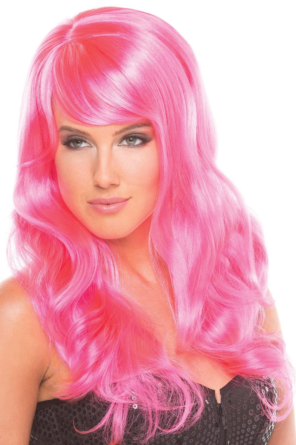 BW095HP Burlesque Wig Hot Pink